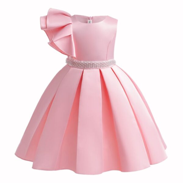 Wholesale 2-8Y Kids Girls Single-Side Lotus Leaf Sleeve