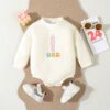 Wholesale 6-18M Baby Birthday ONE Letter Print Long Sle