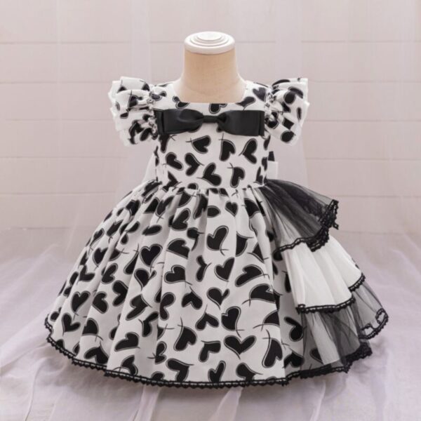 Wholesale 6M-3Y Baby Girls Party Love Heart Irregular P