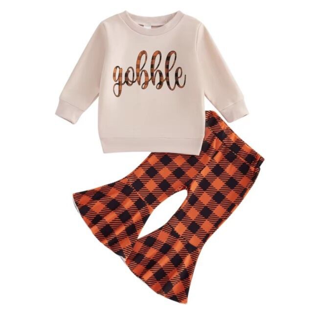Wholesale 6M-3Y Baby Letter Print Crew Neck Sweatshirt