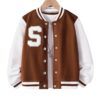 Wholesale 7-12Y Kids Baseball Long-Sleeved Lettering Pa
