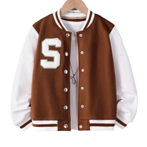Wholesale 7-12Y Kids Baseball Long-Sleeved Lettering Pa