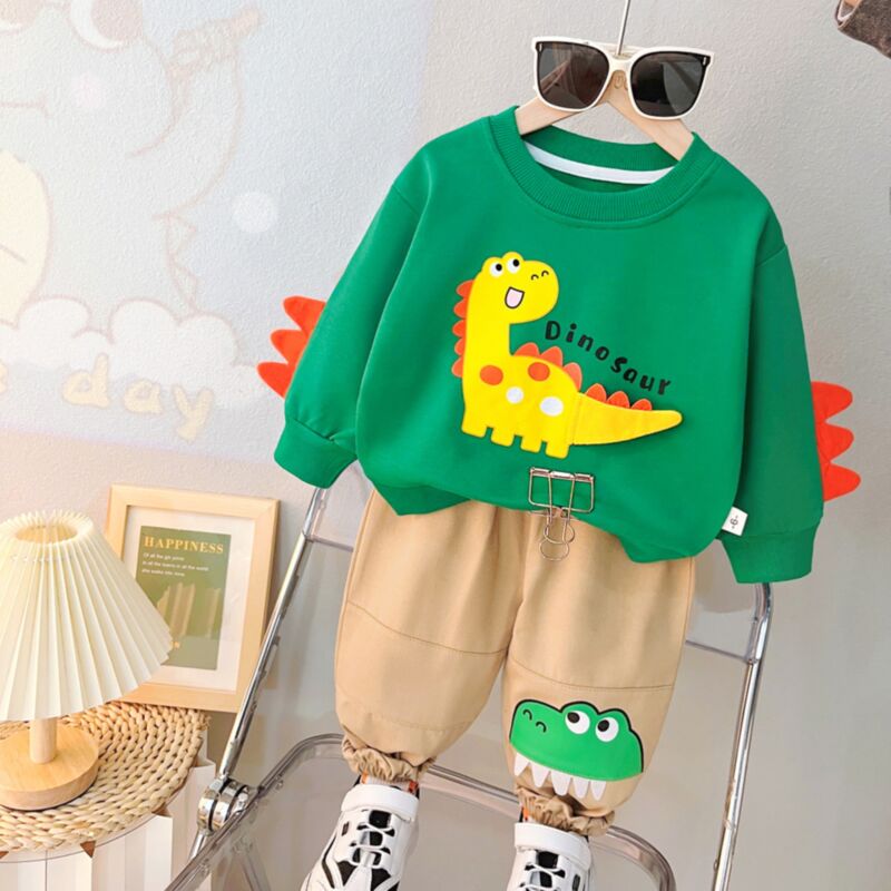 Wholesale 9M-4Y Toddler Boys Dinosaur Stereoscopic Tail