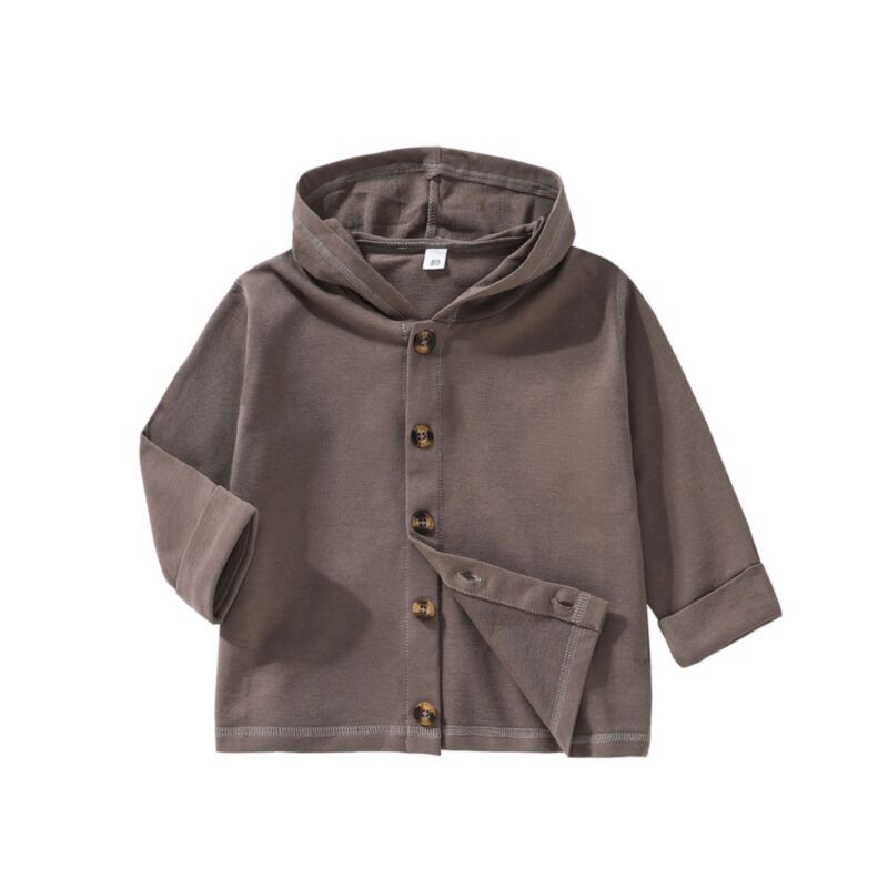 Wholesale 9M-4Y Toddler Boys Single Breasted Hooded Jac