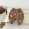 Wholesale 9M-5Y Toddler Boys Bear Corduroy Casual Pants