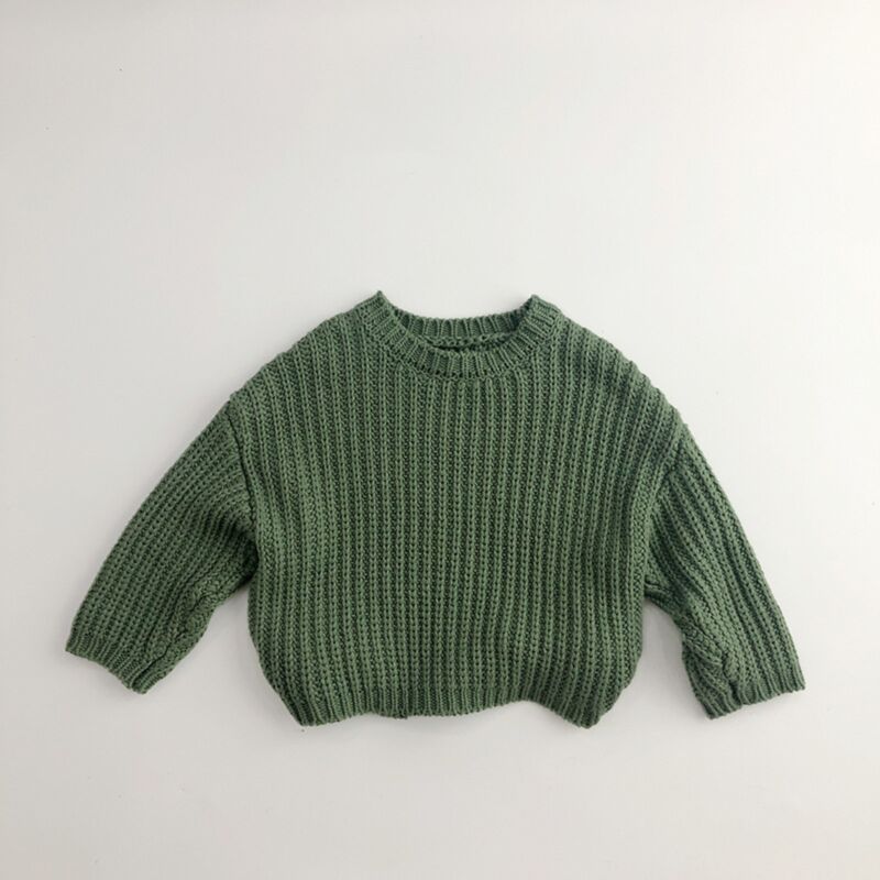 Wholesale 9M-6Y Toddler Plain Handmade Thick Needle Swe