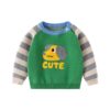 Wholesale 9M-7Y Toddler Boys Colorblock Cartoon Striped