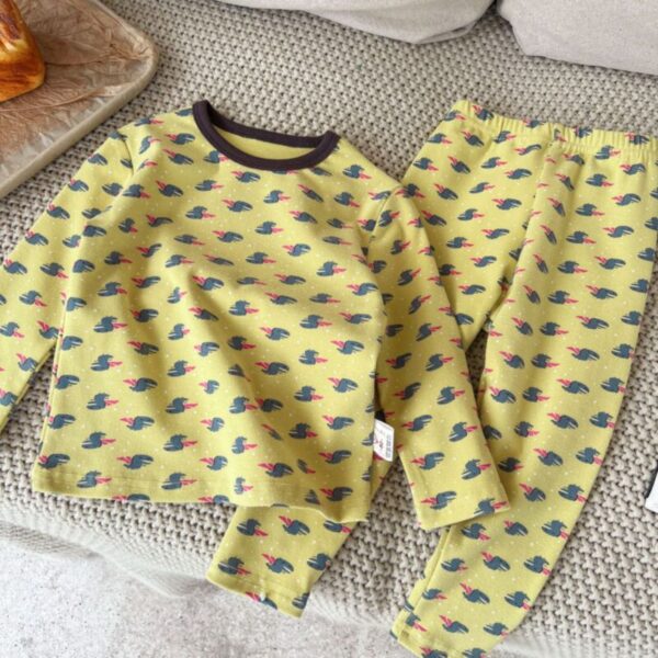 Wholesale 9M-7Y Toddler Girls And Boys Loungewear Sets