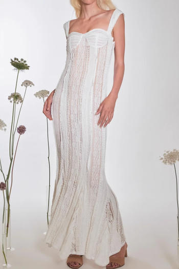 Wholesale Elegant slight stretch sling slim lace mermaid maxi dress AA028763 Maxi&Gown - Girlmerry.com