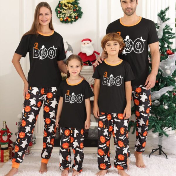 Wholesale Family Matching Halloween Pajamas Two-Piece S