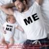 Wholesale Father's Day MINI ME Letter Print T-Shirts Da