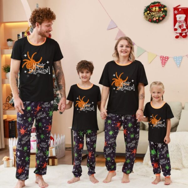 Wholesale Halloween Family Matching Pajamas Two-Piece T
