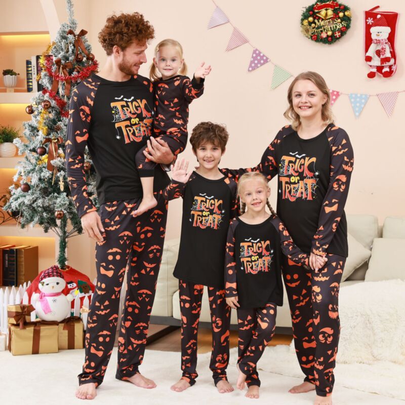 Wholesale Halloween Family Matching Two-Piece Suit Paja
