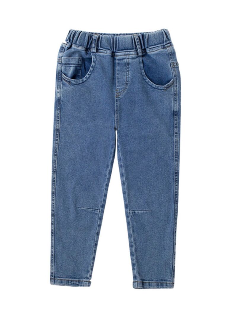Wholesale Kid Boy Solid Color Fashion Jeans 200921726 -