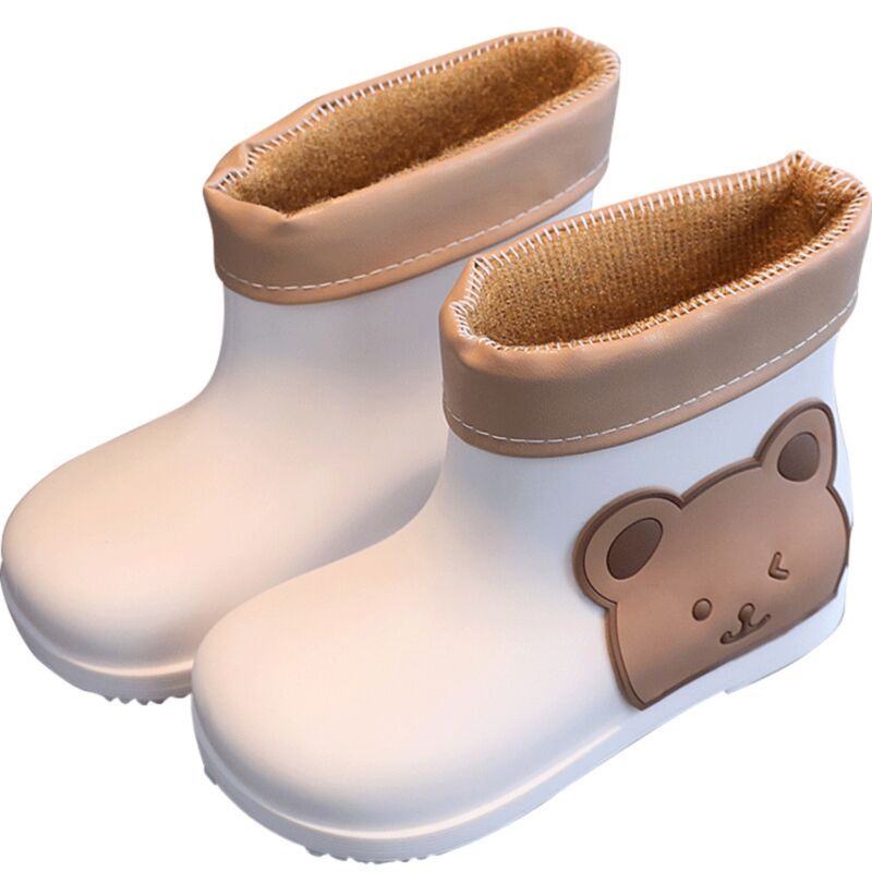 Wholesale Kid Cartoon Bear Lightweight Rubber Rain Boot