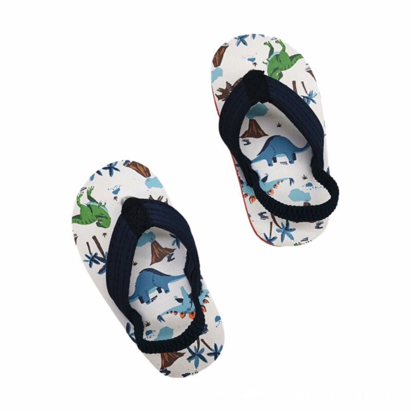 Wholesale Kids Dinosaur Beach Breathable Flip-Flops Sli