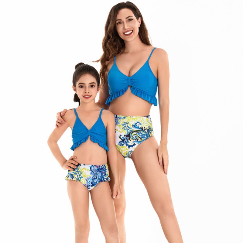 Wholesale Mommy And Me Wholesale Two-Piece Bikini Print