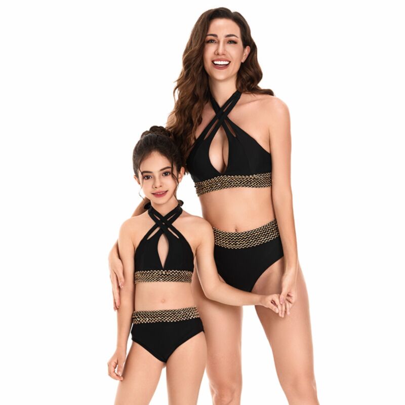 Wholesale Mommy And Me Wholesale Two-Piece Sexy Halter