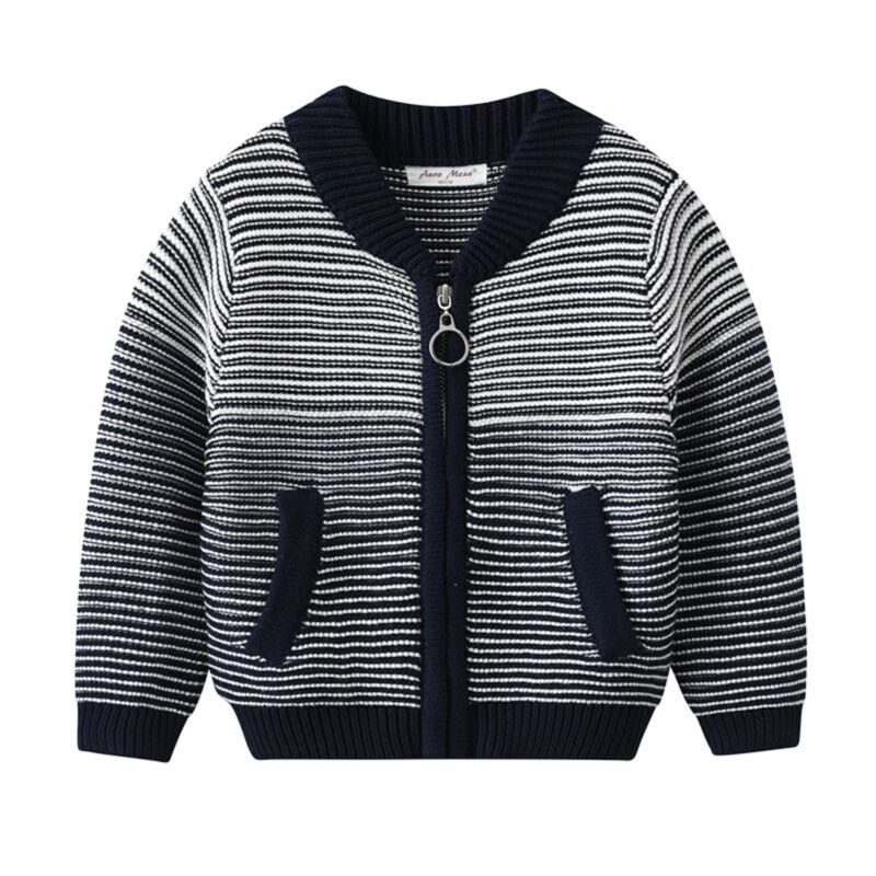 Wholesale Striped Wholesale Toddler Boy Sweater Cardiga