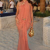 Women summer elegant Soid mesh Halter Neck Backless dress
