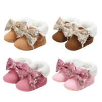2 Pieces Baby Girls Bow Shoes And Accessories Headwear Wholesale 88687553