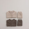 2 Pieces Set Baby Kid Boys Solid Color Tops And Pants Sleepwears Wholesale 220302160