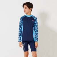 3 Pieces Set Kid Big Kid Boys Beach Letters Plant Print Tops Shorts And Swimwears And Hats Wholesale 220606194