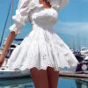 Autumn Winter Women'S Solid Color Fashion Chic Mini Dress
