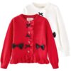 Baby Girls Bow Cardigan Wholesale 221206236