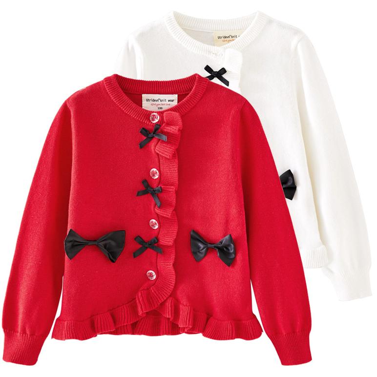 Baby Girls Bow Cardigan Wholesale 221206236