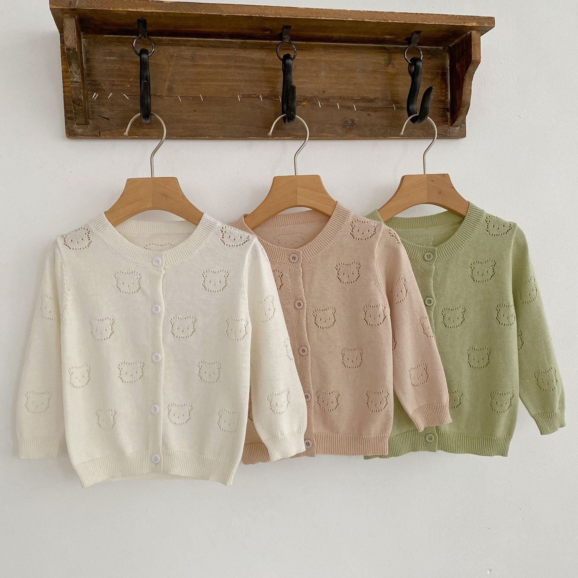 Baby Girls Cartoon Cardigan Knitwear Wholesale 230302448