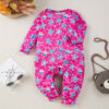Baby Girls Color-blocking Star Jumpsuits Wholesale 24040956