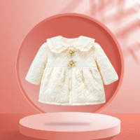 Baby Girls Flower Embroidered Coats Wholesale 221117298