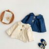 Baby Girls Flower Embroidered Jackets Outwears Wholesale 221130228