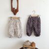 Baby Girls Flower Print Pants Wholesale 221130339