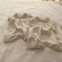 Baby Girls Polka dots Rompers Wholesale 240522154