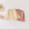 Baby Girls Solid Color Cardigan Wholesale 220817520