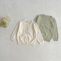 Baby Girls Solid Color Cardigan Wholesale 230403273