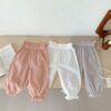 Baby Girls Solid Color Pants Wholesale 230403304