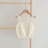 Baby Girls Solid Color Tank Tops Wholesale 230403267