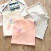 Baby Girls Unicorn Print Tank Tops Wholesale 221216160