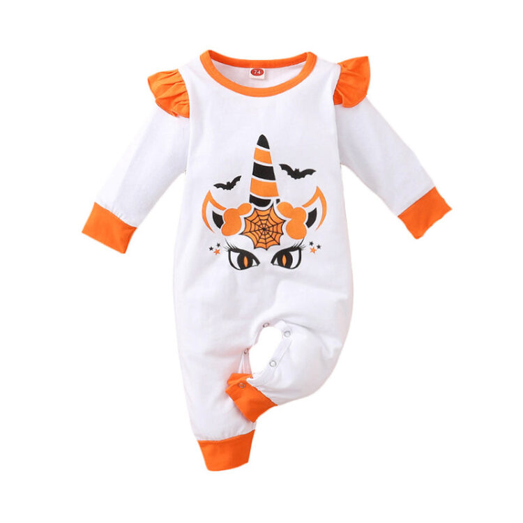 Baby Halloween Unicorn Jumpsuit Wholesale 54377066