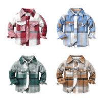 Baby Kid Big Kid Boys Checked Shirts Wholesale 220916510