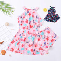 Baby Kid Big Kid Girls Print Beach Swimwears Wholesale 220412319