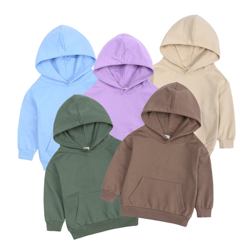 Baby Kid Big Kid Unisex Solid Color Hoodies&Swearshirts Wholesale 707911884