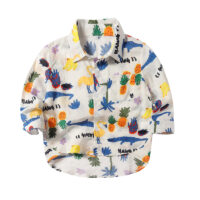 Baby Kid Boys Animals Cartoon Print Shirts Wholesale 220524233