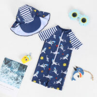 Baby Kid Boys Animals Cartoon Swimwears Wholesale 240409103