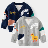 Baby Kid Boys Animals Crochet Cardigan Wholesale 220819598