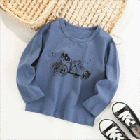 Baby Kid Boys Car Print Tops Wholesale 220920457