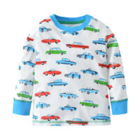Baby Kid Boys Car Print Tops Wholesale 22112560